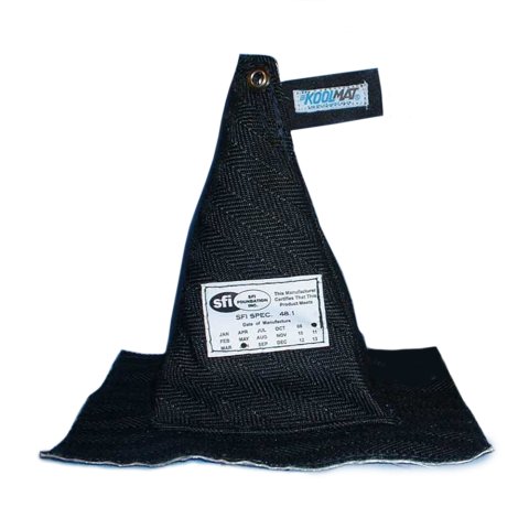 Shifter Boot Cover - SFI 48.1 - 8.50 x 7.50 in Base - Nomex - Black - Each