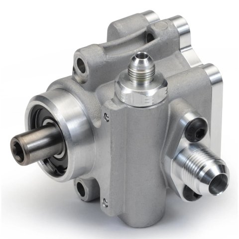 Power Steering Pump - Elite - Adjustable psi - Aluminum - Natural - Universal - Each