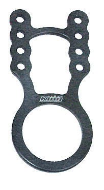 Steering Box Mount - Aluminum - Black Anodized - Sprint Car - Each