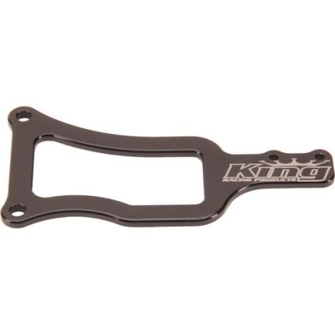 Fuel Block Mounting Bracket - Master Cylinder Mount - Aluminum - Black Anodized - Each