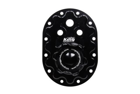Fuel Cell Filler Plate - Positive Lock Cap - Flat Mount - 12-Bolt Flange Vent - Aluminum - Carbon Fiber Look - Each