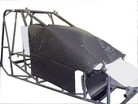 Hood Blanket - Outdoor - Black - Sprint Car - Each