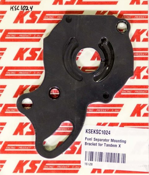 Power Steering Pump Bracket - Aluminum - Black Anodized - KSE Tandem / TandemX Power Steering - Each