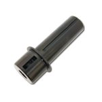 Crankshaft Mandrel - 2.7 in Mandrel Length - Aluminum - Black Anodized - Small Block Chevy - Each