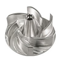 Water Pump Impeller - High Speed - Aluminum - Natural - KSE Water Pumps - Each