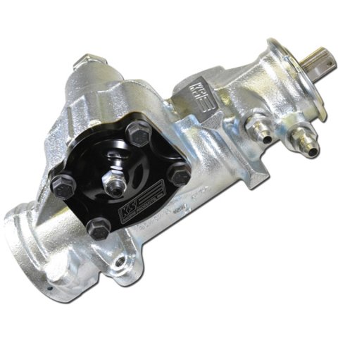 Steering Box - Power - Sportsman 700 Series - 3-Bolt - 13/16 in 36 Spline - 6 to 1 Ratio - 0.185 in Valve - Iron - Natural - Universal - Each