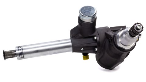 Steering Box - Power - 16 in Output Shaft - Right Gear - 11 in Input Shaft - Aluminum - Natural - Sprint Car - Each