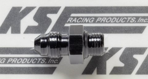 Fitting - Adapter - Straight - 3 AN Male O-Ring to 4 AN Male - Aluminum - Black Anodized - Each