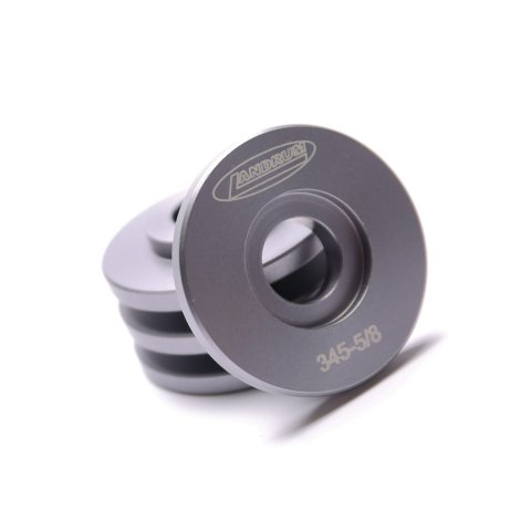 Bump Stop Cup - 2.000 in Cup - 16 mm Shaft - Aluminum - Gray Anodized - Universal - Each