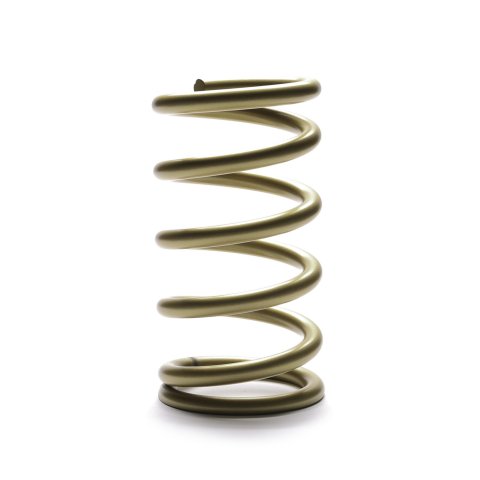 Coil Spring - Gold Series - Conventional - 5 in OD - 15 in Length - 200 lb/in Spring Rate - Rear - Steel - Gold Powder Coat - Each