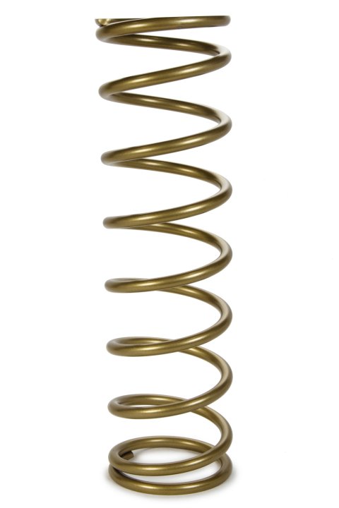 Coil Spring - Gold Series - Conventional - 5 in OD - 18 in Length - 100 lb/in Spring Rate - Rear - Steel - Gold Powder Coat - Each