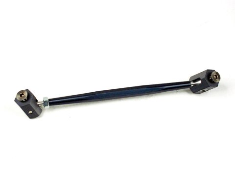 Spoiler Strut - Adjustable Angle - 9 in to 10.5 in Length - Aluminum - Black Anodized - Each