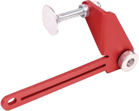 Throttle Stop - Primary - Aluminum - Red Anodized - Square Bore - Kit