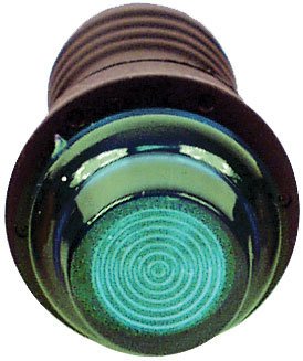 Warning Light - 12V - 3/4 in Diameter - Green - Longacre Gauge / Switch Panels - Each