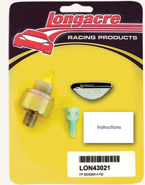Pressure Switch - Electric - 4 psi On - 1/8 in NPT Male - Each
