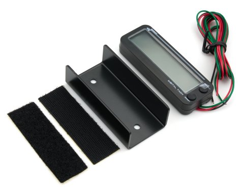 Tachometer - AccuTech - 10000 RPM - Digital - 3-1/2 in Wide x 1-1/2 in Tall - Warning Light - Each