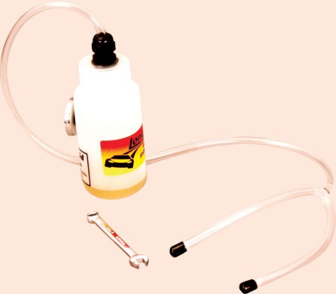 Brake Bleeder Bottle - 8 oz Bottle - Magnetic Mount - Plastic Tubing and 1/4 in Wrench Included - Kit