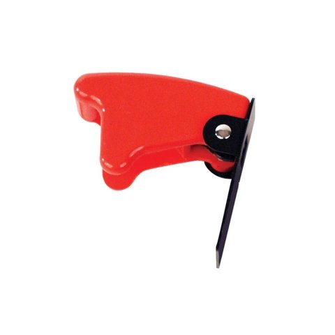 Toggle Switch Safety Cover - Flip Style - Red - Each