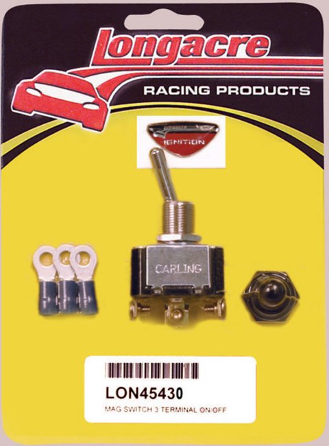 Toggle Switch - On / Off - 40 amps - 12V - 3 Terminal - Weatherproof Cover - Each