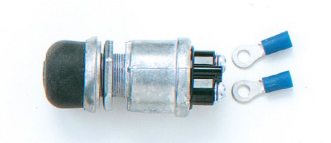 Push Button Switch - Starter - Momentary - 15 amps - 12V - 2 Terminal - Weatherproof Cover - Each