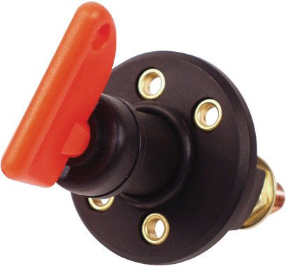 Battery Disconnect - Rotary Switch - Panel Mount - 125 Amps - 12V - Each