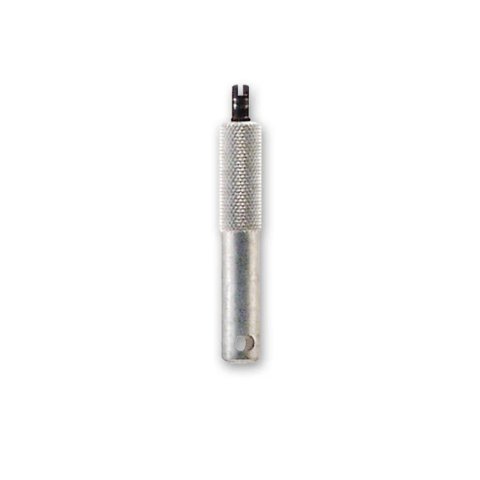 Valve Stem Core Tool - Aluminum / Steel - Knurled - Natural - Each