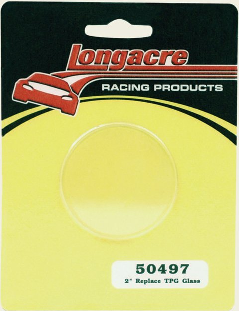 Gauge Lens - Clear Plastic - 2 in - Longacre Tire Pressure Gauges - Each