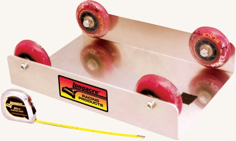 Tire Roller - 4 Rollers - 10 ft Tape Measure Included - Aluminum Housing - Natural - Kit