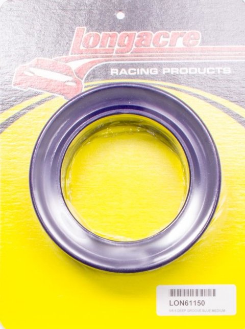 Spring Rubber - Medium - 5 to 5.5 in Springs - 0.75 in Height - Polyurethane - Blue - Each
