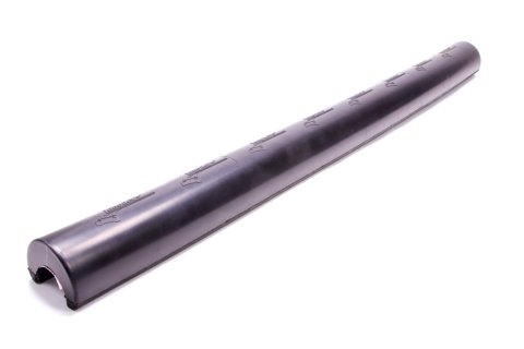 Roll Bar Padding - High Density - 36 in Long - 1-1/2 to 1-3/4 in Tube - C Shaped - Polyurethane - Black - Each
