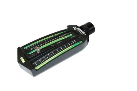 Caster / Camber Gauge - Analog - 3/4-20 in GM Adapter - Carry Case - Aluminum - Black Powder Coat - Each