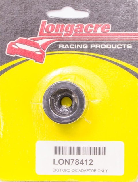Caster / Camber Gauge Adapter - 5/16-18 in Gauge Bolt to 13/16-20 in Thread - Aluminum - Black Powder Coat - Big Ford Spindle - Each
