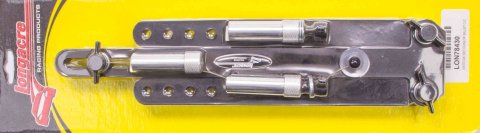 Caster / Camber Gauge Adapter - QuickSet - 5/16-18 in Gauge Bolt to 13-24 in Wheel Rims - Aluminum - Black Powder Coat - Universal Spindle - Kit
