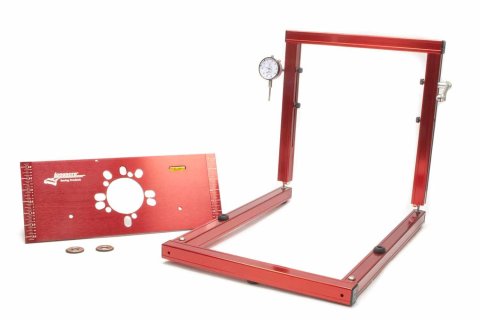 Bump Steer Gauge - Adjustable Stand - Analog - 5-Bolt / Wide 5 Wheel Plate - Kit