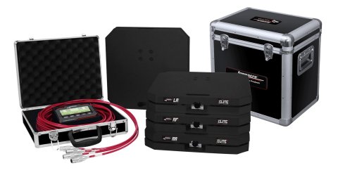 Vehicle Scale - Elite Wired - Electric - 15 in Square - 1500 lb Capacity Pad - Case / Controller / Pads / Wiring - Aluminum - Natural - Kit
