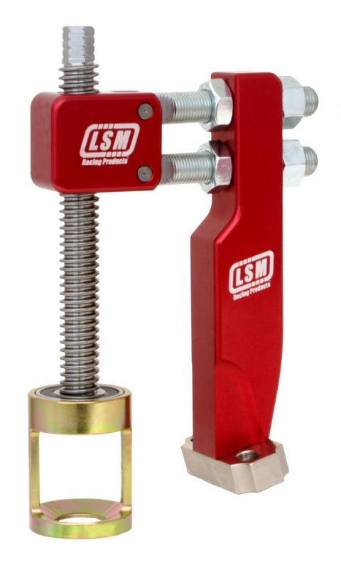 Valve Spring Compressor - Head-On - Shaft Mount - Aluminum - Red Anodized - Various Applications - Kit