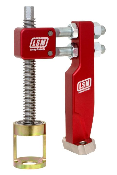 Valve Spring Compressor - Head-On - Shaft Mount - Aluminum - Red Anodized - Mopar Gen III Hemi 2003-19 - Kit