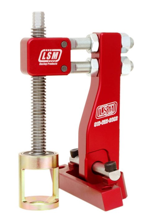 Valve Spring Compressor - Head-On - Shaft Mount - Aluminum - Red Anodized - Drag Pack - Mopar Gen III Hemi 2003-19 - Kit