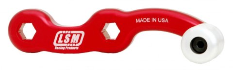 Valve Spring Compressor Handle - Speed - 6 in Length - Two 7/16 in Hex - Aluminum - Red Anodized - Each