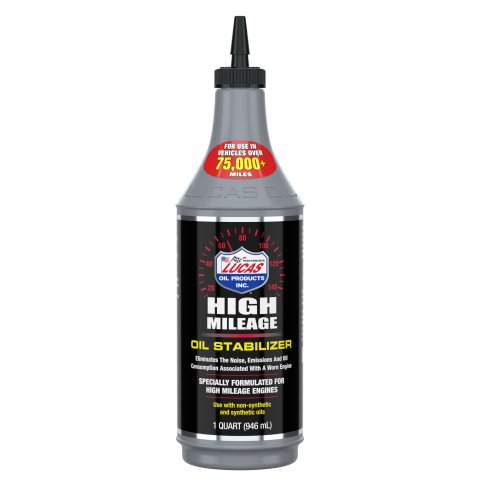 Motor Oil Additive - High Mileage Oil Stabilizer - 1 qt Bottle - Each