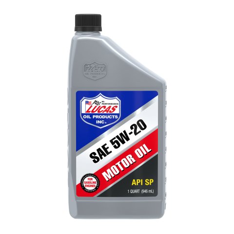 Motor Oil - High Performance - 5W20 - Conventional - 1 qt Bottle - Each
