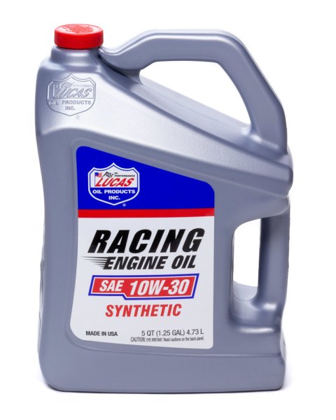 Motor Oil - Racing - 10W30 - Synthetic - 5 qt Jug - Each