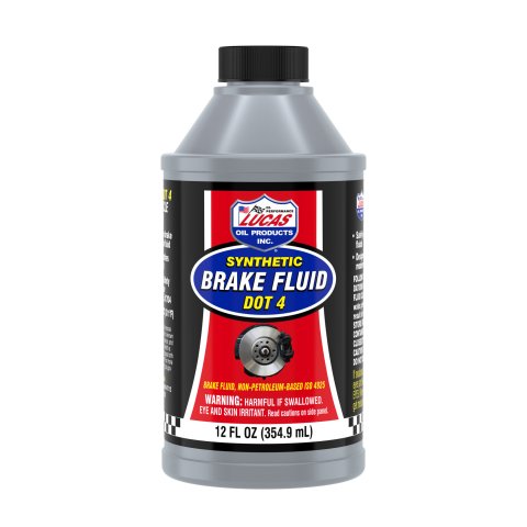 Brake Fluid - DOT 4 - Synthetic - 12 oz Bottle - Each