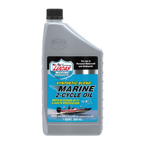 2 Stroke Oil - 2-Cycle Marine - Semi-Synthetic - 1 qt Bottle - Each