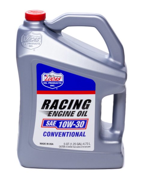 Motor Oil - Racing - 10W30 - Conventional - 5 qt Jug - Each