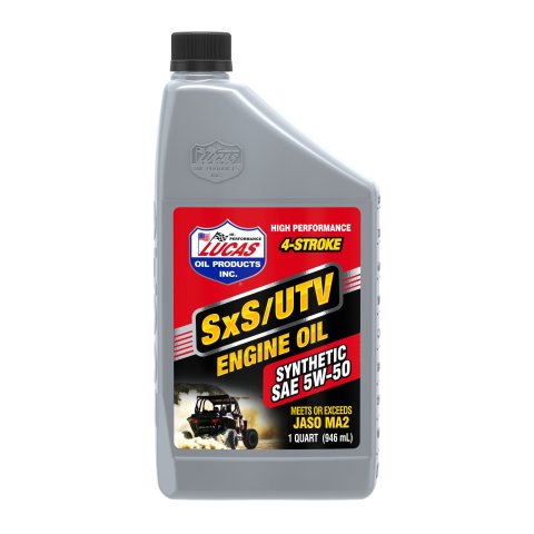 Motor Oil - SxS - 5W50 - Synthetic - 1 qt Bottle - Each