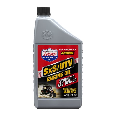 Motor Oil - SxS - 10W50 - Synthetic - 1 qt Bottle - Each