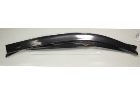 Side Window Visor - Low Profile - Stick-On - Front / Rear - Plastic - Black - Crew Cab - Toyota Fullsize Truck 2007-17 - Kit