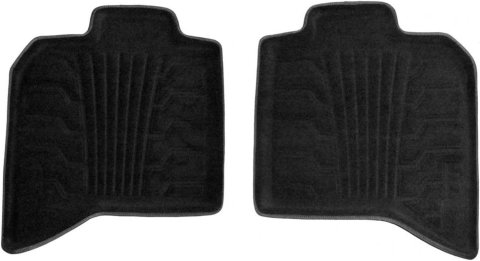 Floor Mat - Catch-All - 2nd Row - Carpeted - Black - Chevy Impala 2006-13 - Pair