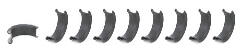 Main Bearing - V-Series - Standard - Lower Only - Coated - Mopar 426 Hemi - Set of 9